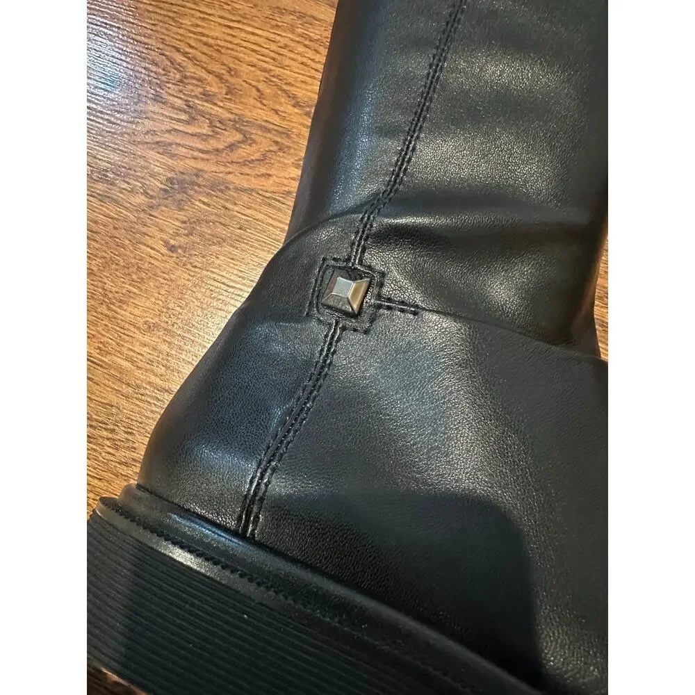 Franco Sarto Angeli Over the Knee Lug Sole Boots Black Women’s Size 8.5